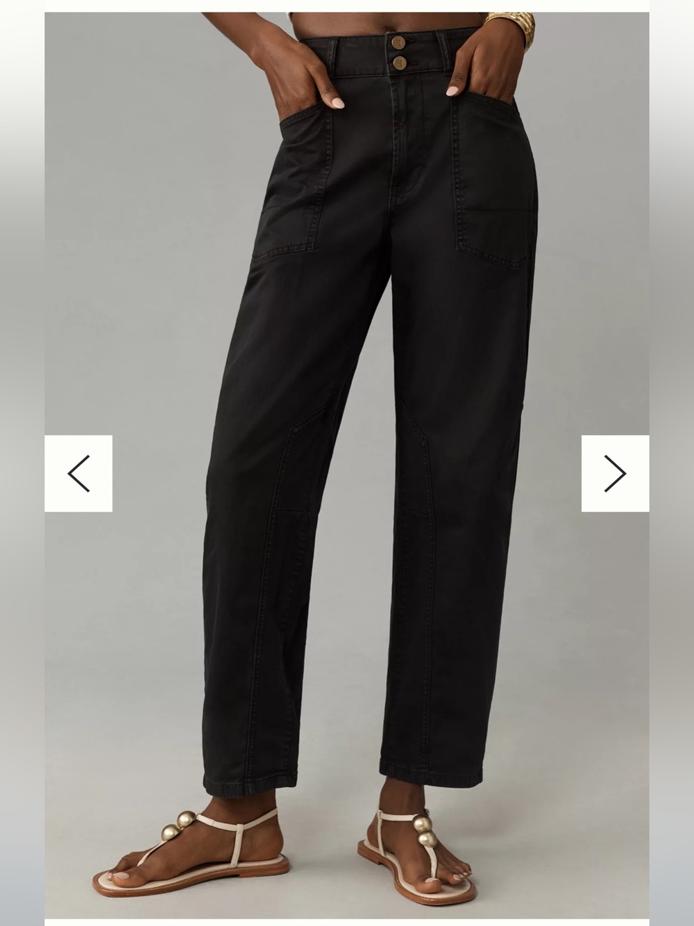 The Wanderer Mid-Rise Relaxed-Leg Pants by Pilcro